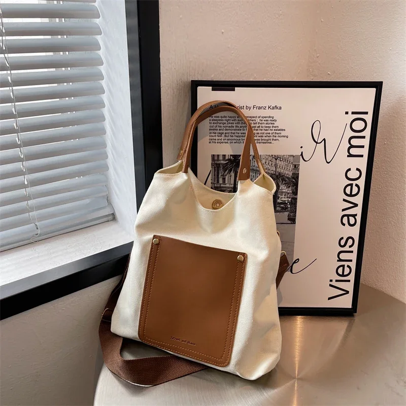 Large Capacity Portable Artistic Canvas Bags Women's Messenger Bag 2022 New Minority Design Splicing Tote Bag Women
Large Capacity Portable Artistic Canvas Bags Women's Messenger Bag 2022 New Minority Design Splicing Tote Bag Women