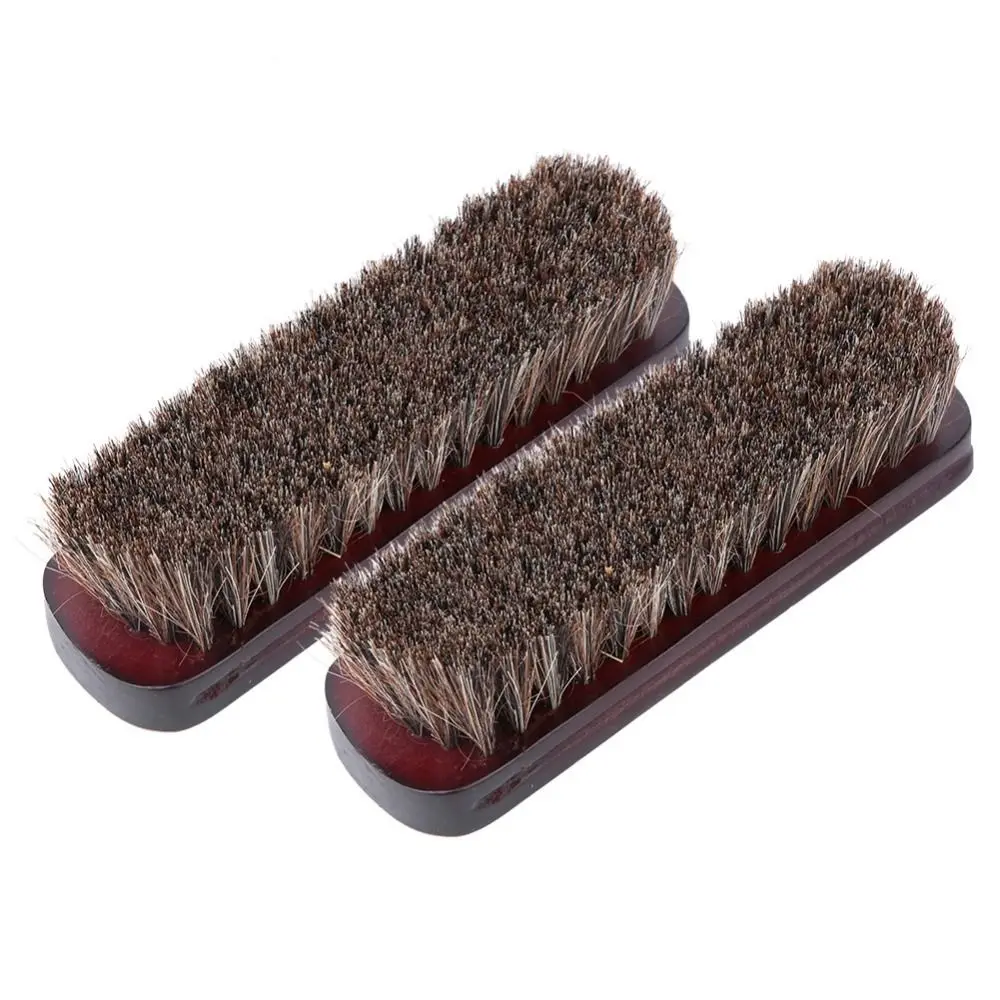 2PCS Soft Horse Hair Bristles Wooden Horsehair Shoe Brushes Wooden Concaved Handle Beech Wood Leather Care Tool
2PCS Soft Horse Hair Bristles Wooden Horsehair Shoe Brushes Wooden Concaved Handle Beech Wood Leather Care Tool