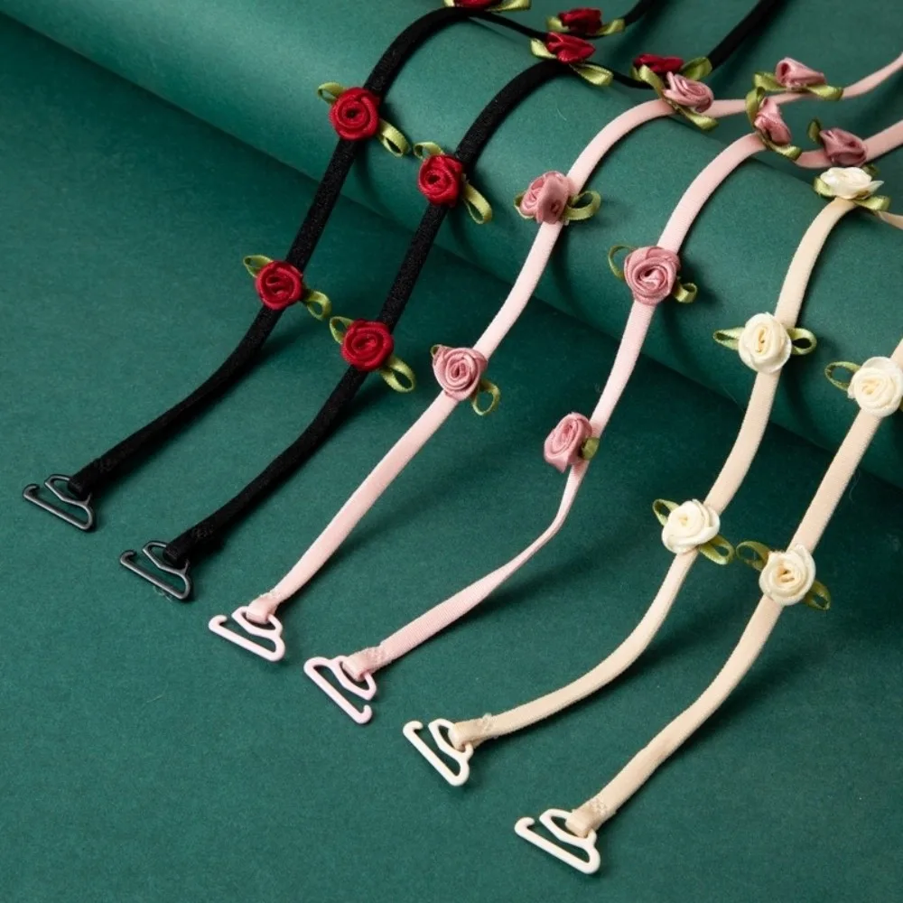 Elastic Underwear Shoulder Straps Adjustable Non-Slip Bra Straps Invisible Rose Flower Lingerie Strap Wedding Party Dress
Elastic Underwear Shoulder Straps Adjustable Non-Slip Bra Straps Invisible Rose Flower Lingerie Strap Wedding Party Dress
