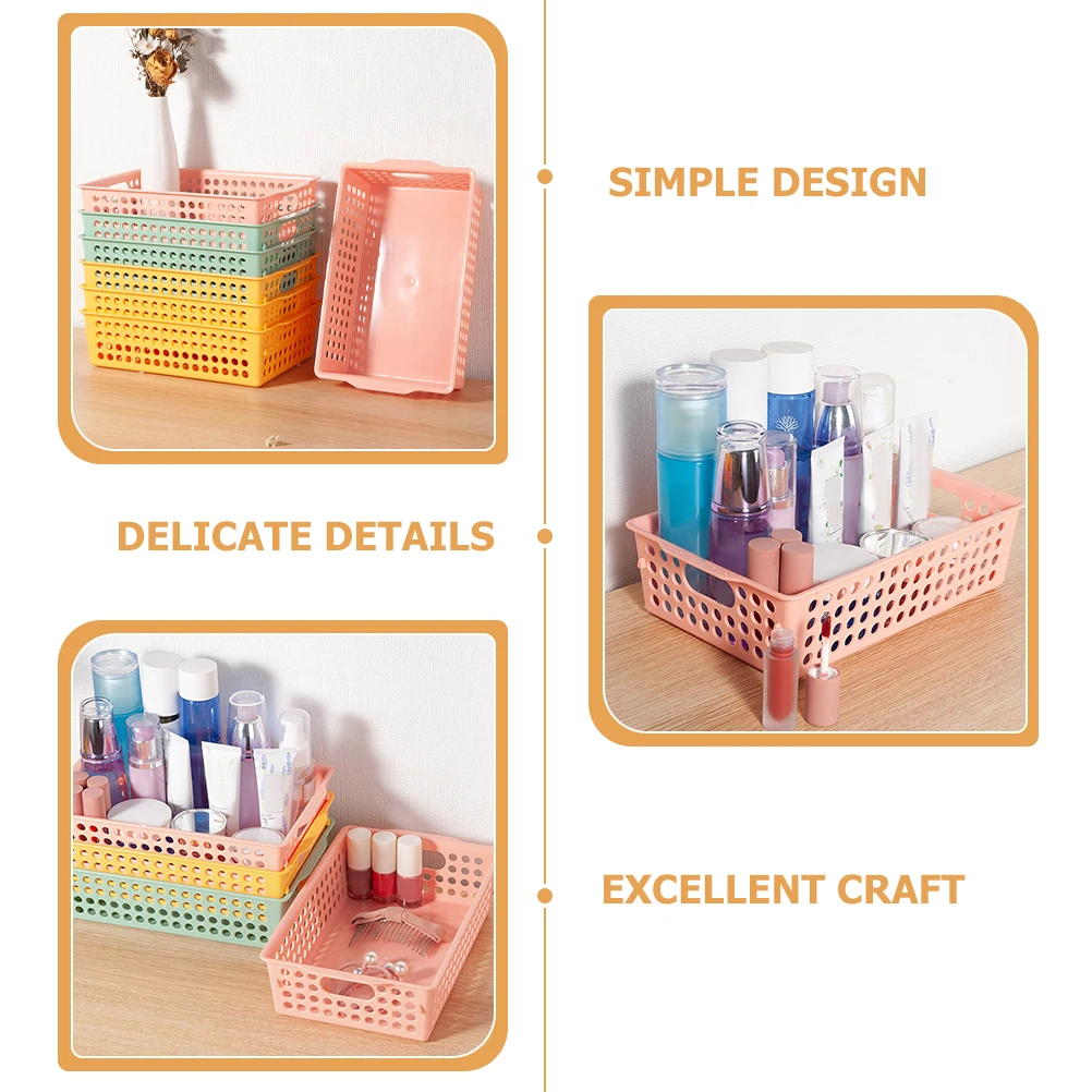 3pcs Baskets Small Plastic Desk Plastic Basket For Organizing Organizer Hollow Bins Clothes Books Items Pantry Basket
3pcs Baskets Small Plastic Desk Plastic Basket For Organizing Organizer Hollow Bins Clothes Books Items Pantry Basket