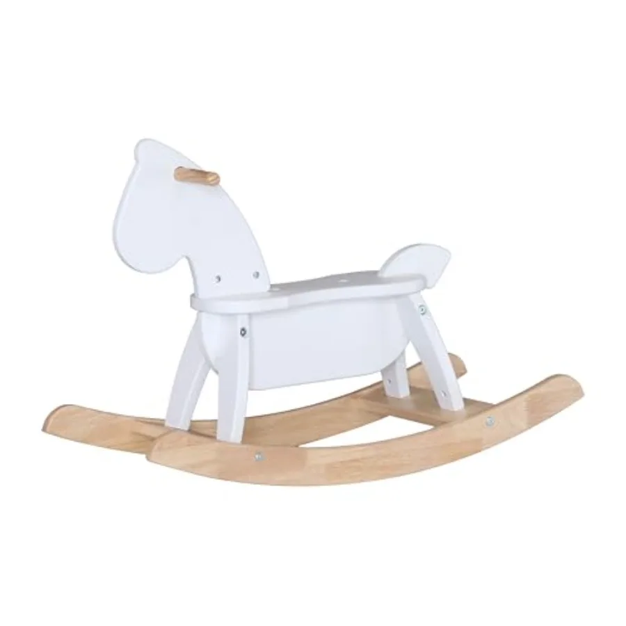 White Wooden Rocking Horse Funny for Toddlers Ages 2-4 Solid Rubber Wood Smooth Surface for Creative Decoration Minimalist Rock
White Wooden Rocking Horse Funny for Toddlers Ages 2-4 Solid Rubber Wood Smooth Surface for Creative Decoration Minimalist Rock