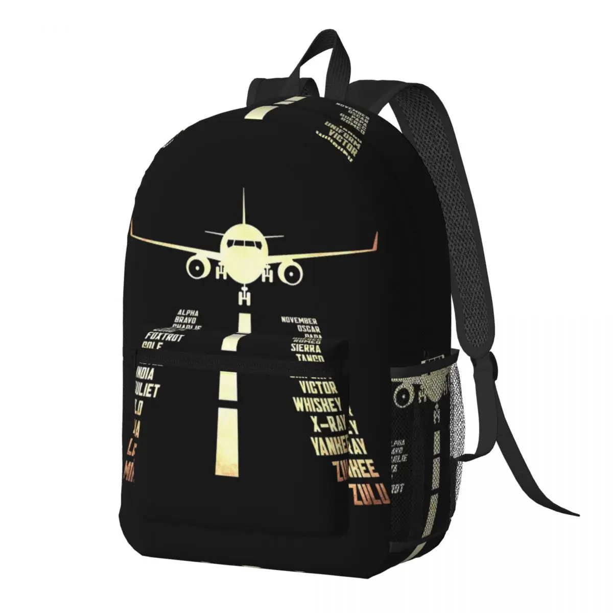 Airplane Airstrip Phonetic Alphabet Backpack Daypack Large Capacity Boys Girls BookBag School Bag Shoulder Bags for Men Women
Airplane Airstrip Phonetic Alphabet Backpack Daypack Large Capacity Boys Girls BookBag School Bag Shoulder Bags for Men Women