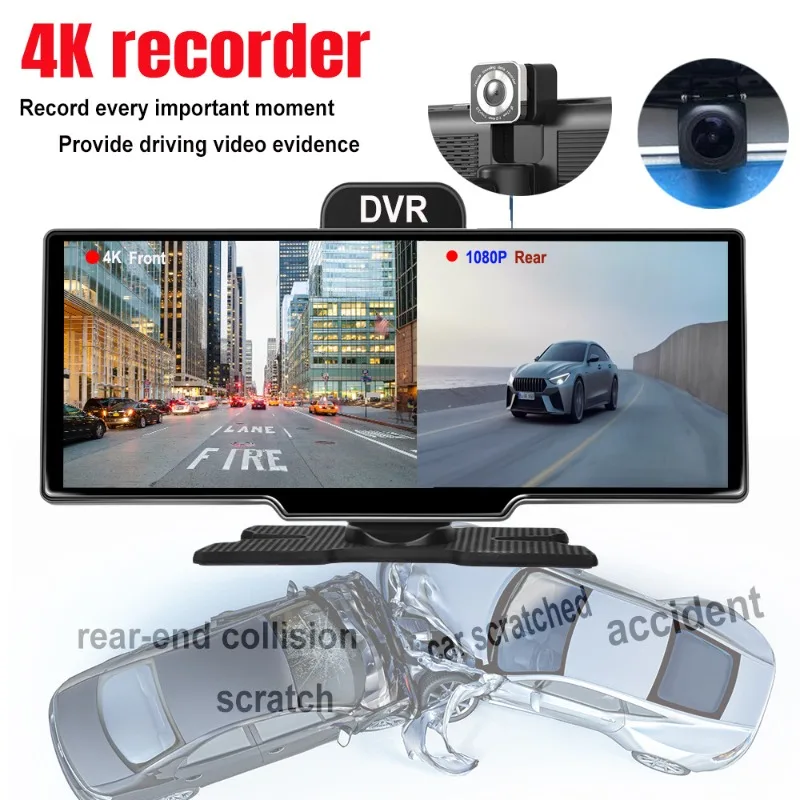 C200-DVR 10.26 "portable Car MP5 Player Display Wireless Carplay Mirror Android Auto Touch Screen Multimedia Stereo
C200-DVR 10.26 "portable Car MP5 Player Display Wireless Carplay Mirror Android Auto Touch Screen Multimedia Stereo