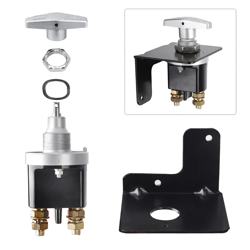 12V Battery Switch Heavy Duty Battery Circuit Cutter Disconnecter Isolator With Keyhole For RV Camperize Easy Install A
12V Battery Switch Heavy Duty Battery Circuit Cutter Disconnecter Isolator With Keyhole For RV Camperize Easy Install A