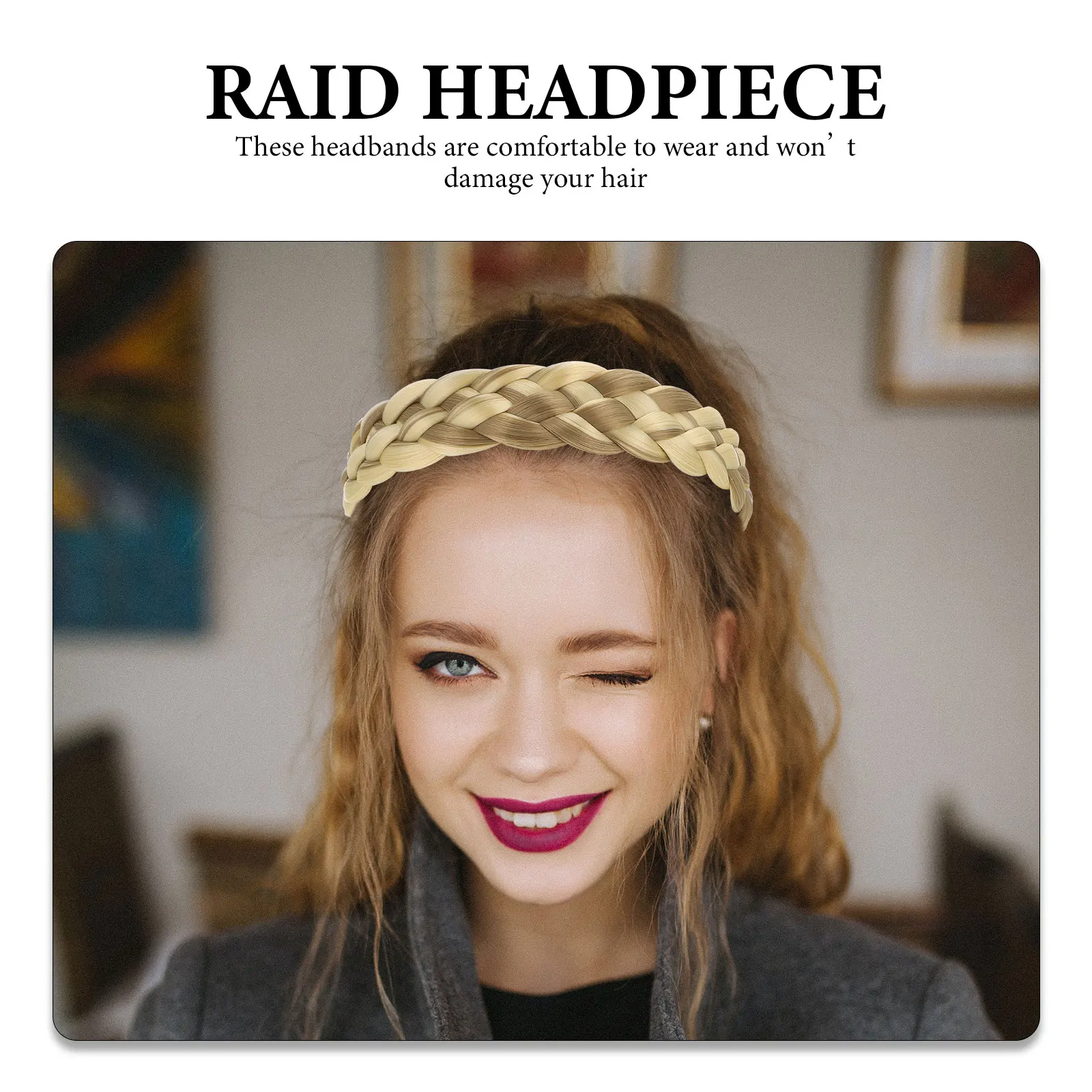 Headband Hair Accessories Hairbands Elasticity Braiding High Temperature Wire Miss Headbands
Headband Hair Accessories Hairbands Elasticity Braiding High Temperature Wire Miss Headbands