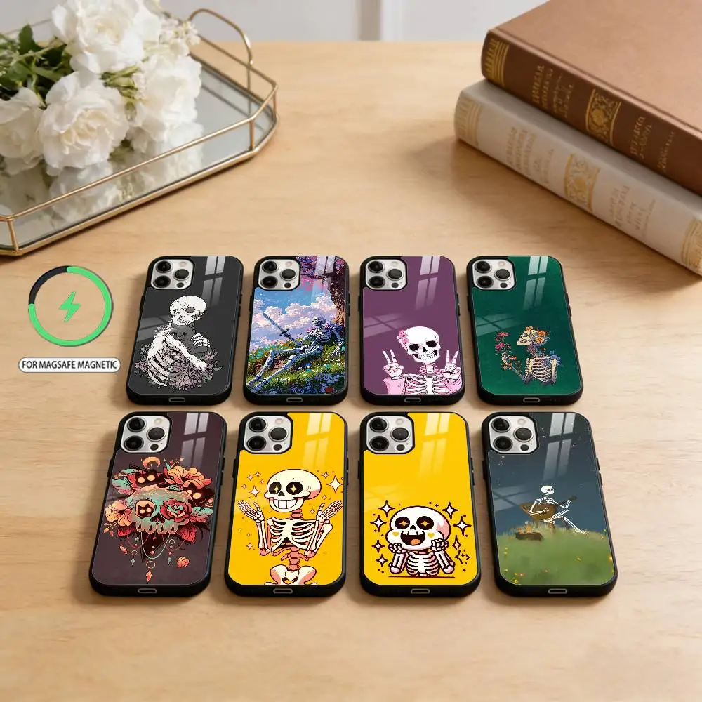 Cute-Cartoon Vibe skeleton Phone Case For iPhone17,16,15,14,13,12,11 Plus,Pro Max Magnetic For Magsafe Wireless Charging
Cute-Cartoon Vibe skeleton Phone Case For iPhone17,16,15,14,13,12,11 Plus,Pro Max Magnetic For Magsafe Wireless Charging