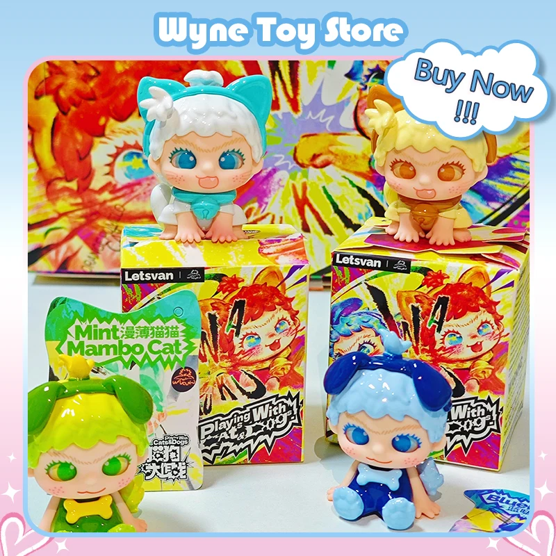 New Arrival Wakuku Cat and Dog Battle Series Blind Box Mengli Trendy Anime Figure Model Collectible Desk Decoration Display Toy
New Arrival Wakuku Cat and Dog Battle Series Blind Box Mengli Trendy Anime Figure Model Collectible Desk Decoration Display Toy