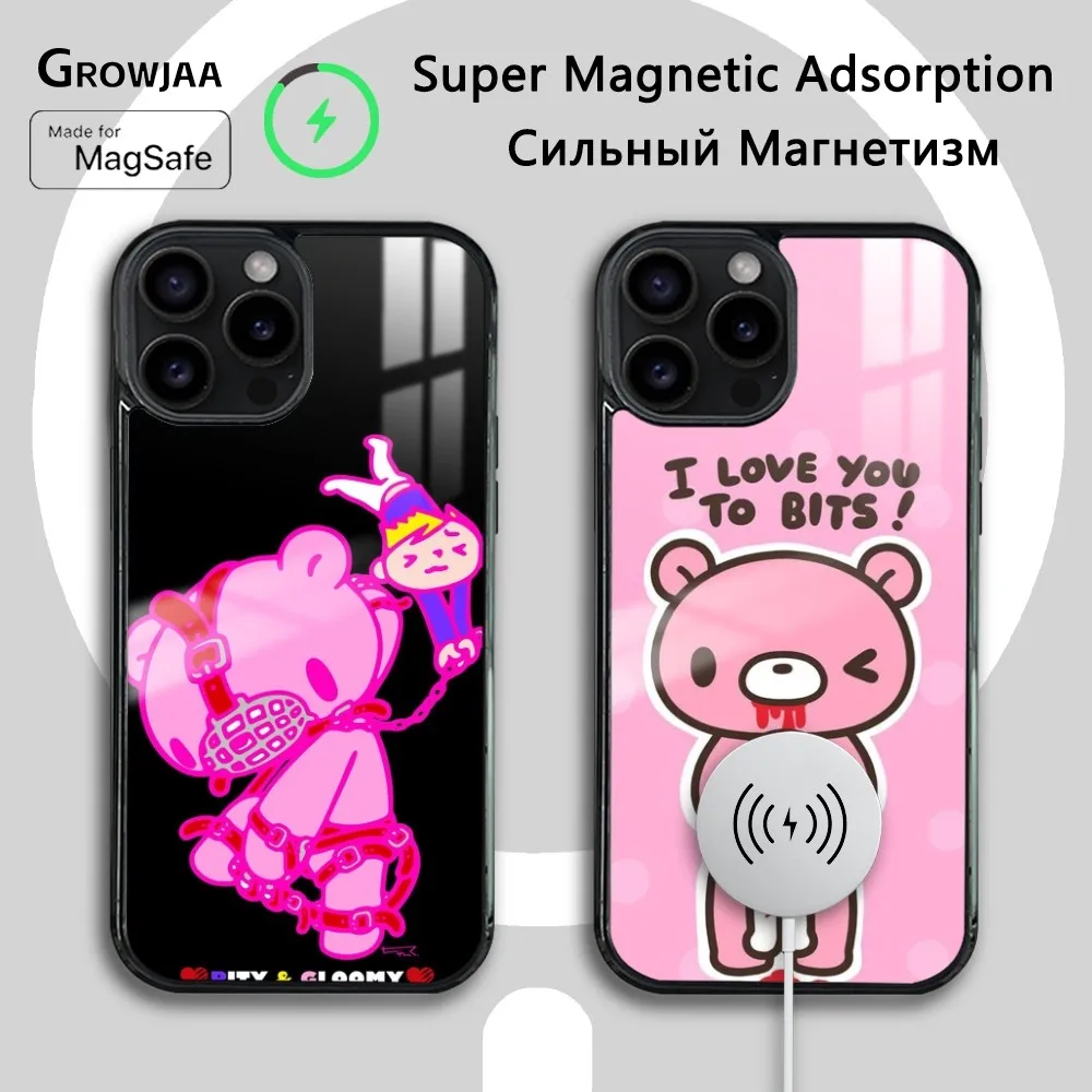 Cartoon G-gloomy Bear Phone Case For iPhone 16 15 14 13 12 11 Pro Max Plus Mini Magsafe Mirror Wireless Magnetic Cover
Cartoon G-gloomy Bear Phone Case For iPhone 16 15 14 13 12 11 Pro Max Plus Mini Magsafe Mirror Wireless Magnetic Cover