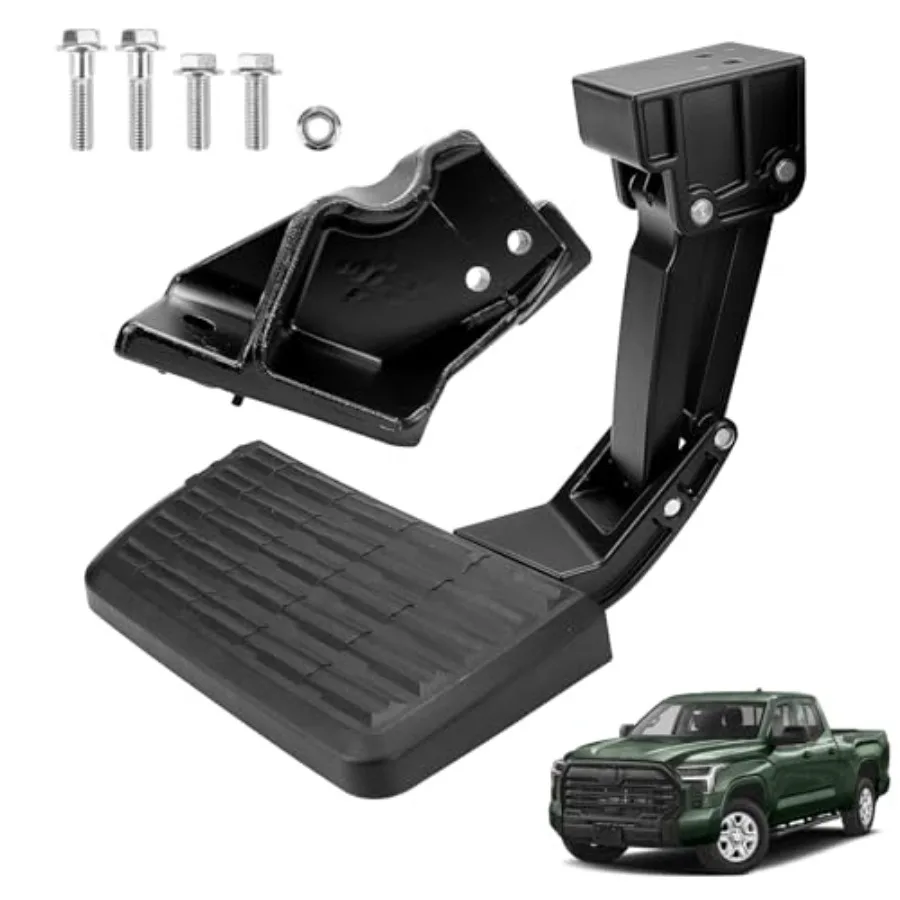 Rear Bed Step Compatible with Toyota Tundra 2022 2023 2024 2025 Tailgate Bedstep Folding Truck Step Retractable Bumper Tailgate
Rear Bed Step Compatible with Toyota Tundra 2022 2023 2024 2025 Tailgate Bedstep Folding Truck Step Retractable Bumper Tailgate