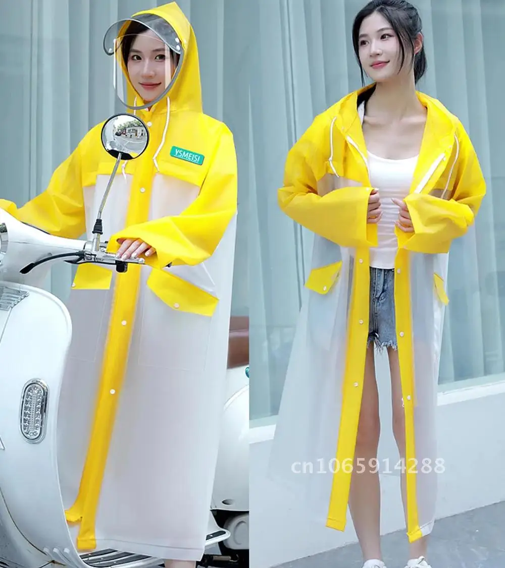 2024 New Patchwork Color Rain Poncho Transparent Long Brim Hiking Climbing Outdoor Travel Big Adult Thickened Raincoat Fishing
2024 New Patchwork Color Rain Poncho Transparent Long Brim Hiking Climbing Outdoor Travel Big Adult Thickened Raincoat Fishing
