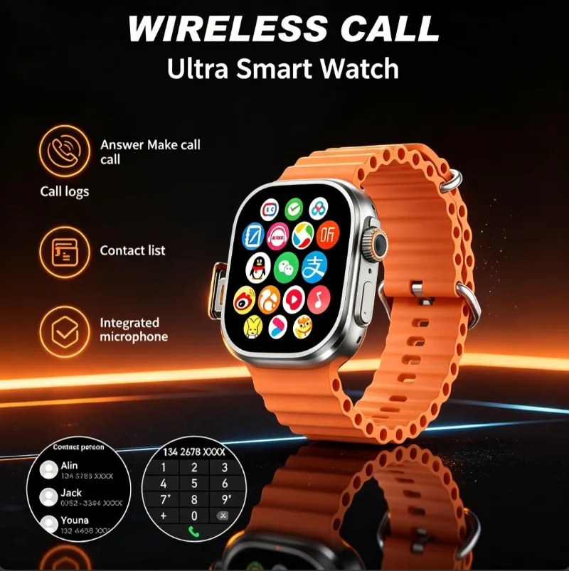 2026 New Bluetooth Calling Smart Watch, Support GPS Positioning & Compass, Heart Rate Monitor, Intelligent Voice Translation
2026 New Bluetooth Calling Smart Watch, Support GPS Positioning & Compass, Heart Rate Monitor, Intelligent Voice Translation