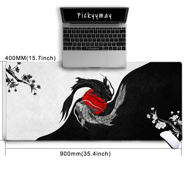 Black And White Koi Mousepad Custom Home Mausepad Computer Keyboard Desk Mats Office Laptop Anti-slip Table Mat Art Mouse Pad
Black And White Koi Mousepad Custom Home Mausepad Computer Keyboard Desk Mats Office Laptop Anti-slip Table Mat Art Mouse Pad