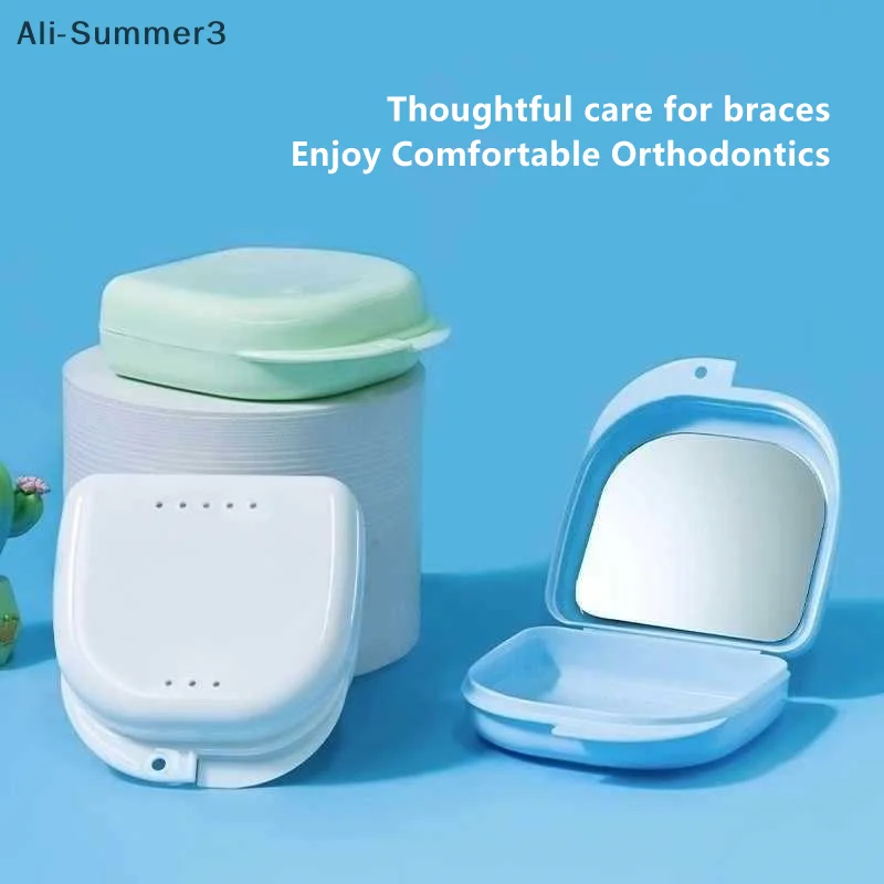 1/5 Pcs Denture Tray Box With Mirror Dental Retainer Box Case Plastic Teeth Container Denture Box False Teeth Protective Case
1/5 Pcs Denture Tray Box With Mirror Dental Retainer Box Case Plastic Teeth Container Denture Box False Teeth Protective Case