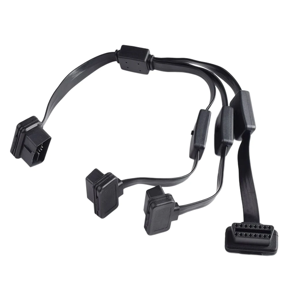 3-in-1 16pin OBDII Adapter Cable Splitter Cord Converter Accessories
3-in-1 16pin OBDII Adapter Cable Splitter Cord Converter Accessories