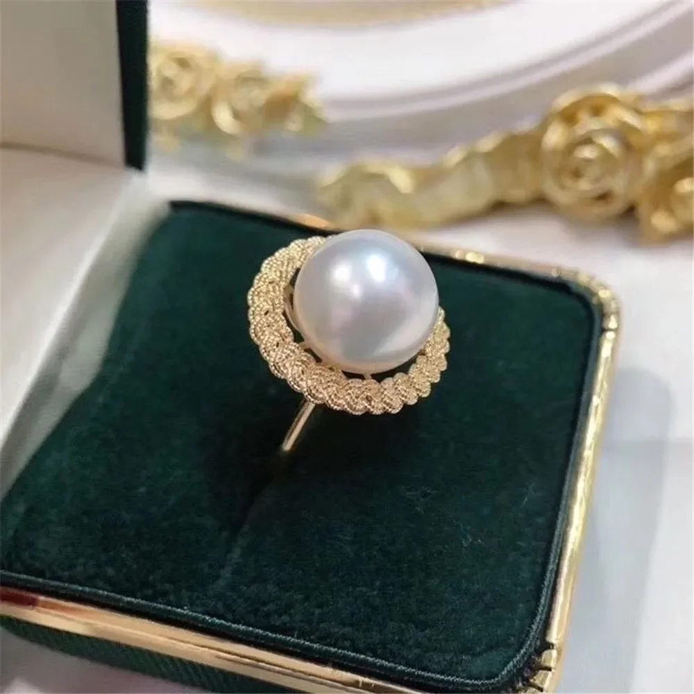 DIY Pearl Ring Accessories S925 Pure Silver Ring Empty Set K Gold Edition Jade Ring Silver Set Fit 13-14mm Round Flat Z456
DIY Pearl Ring Accessories S925 Pure Silver Ring Empty Set K Gold Edition Jade Ring Silver Set Fit 13-14mm Round Flat Z456