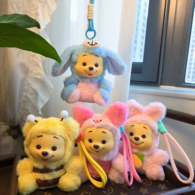 Disney Winnie The Pooh Happy Times Series Cute Plush Doll Fashion Bag Pendant Lovely Ornament for Girls Birthday Xmas Gift Charm
Disney Winnie The Pooh Happy Times Series Cute Plush Doll Fashion Bag Pendant Lovely Ornament for Girls Birthday Xmas Gift Charm
