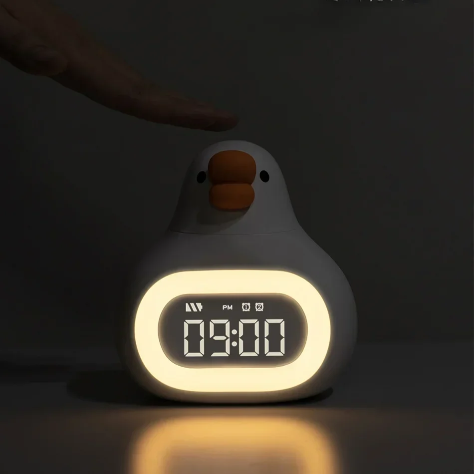 Big Goose Cartoon Bedhead Clock Night Light Pendant Clock Watch Multi Functional Charging Alarm Clock Display Desk Lamp Pendant
Big Goose Cartoon Bedhead Clock Night Light Pendant Clock Watch Multi Functional Charging Alarm Clock Display Desk Lamp Pendant