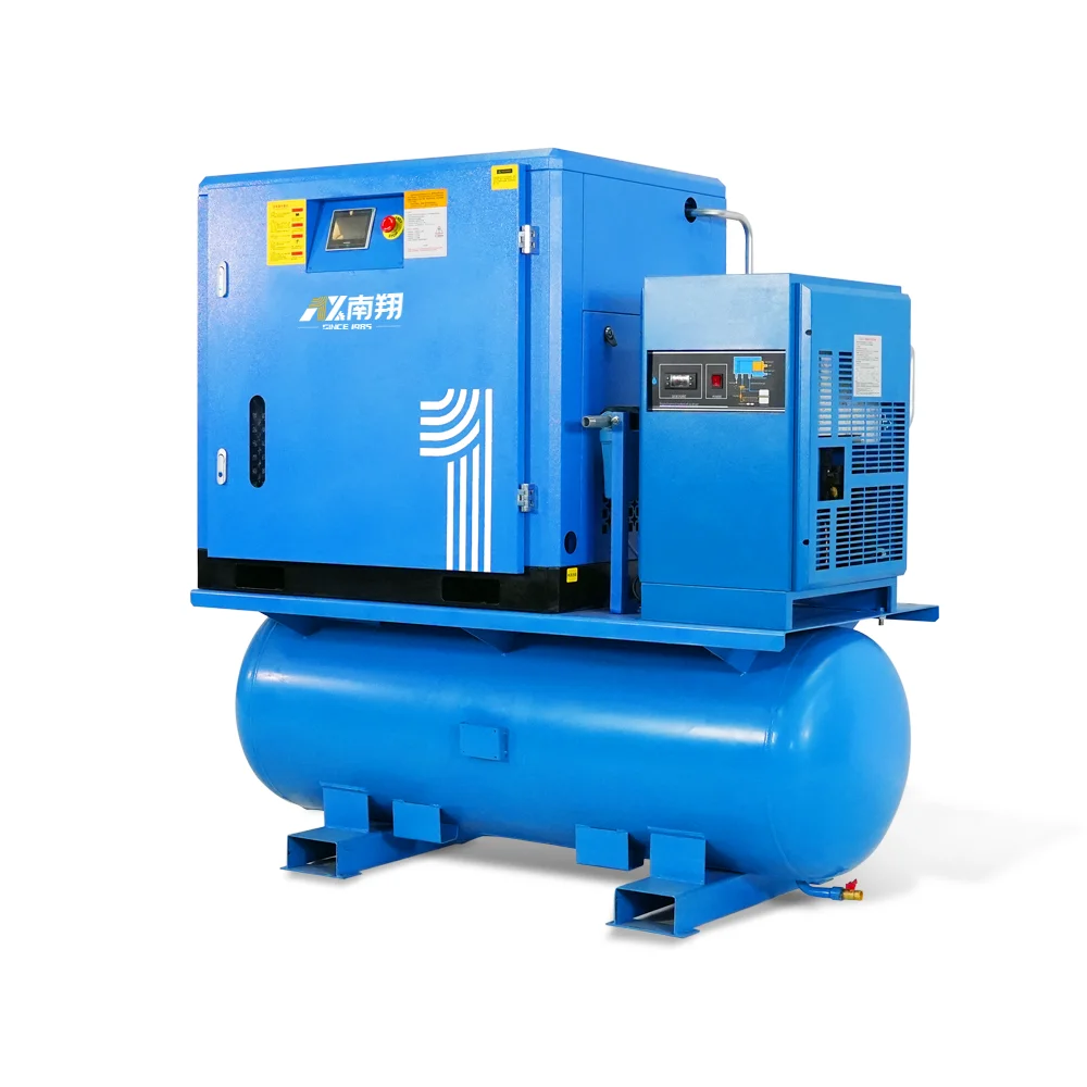 China 7.5Kw 11Kw 15Kw 22Kw Integrated Screw Air Compressor with Tank and Dryer for Cutting
China 7.5Kw 11Kw 15Kw 22Kw Integrated Screw Air Compressor with Tank and Dryer for Cutting