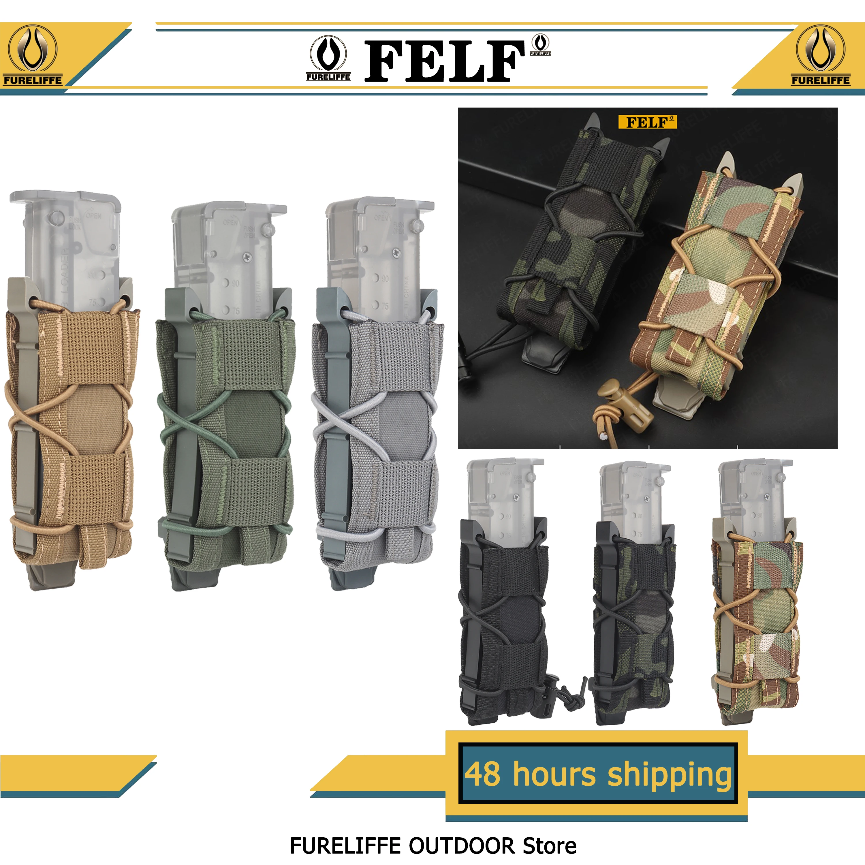New Tactical 9mm Magazine Pouch Tactical Single Union Magazine Pouch Outdoor Multifunctional MOLLE Accessory Bag
New Tactical 9mm Magazine Pouch Tactical Single Union Magazine Pouch Outdoor Multifunctional MOLLE Accessory Bag