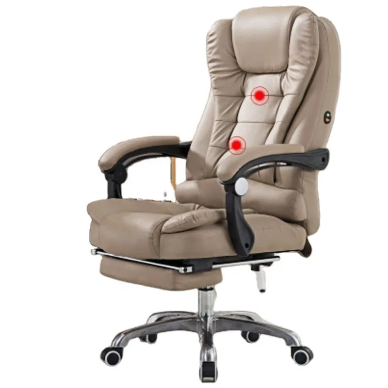 Khaki leather office executive chair with massage session ergonomic rotating computer vibrating chair for computer desk
Khaki leather office executive chair with massage session ergonomic rotating computer vibrating chair for computer desk