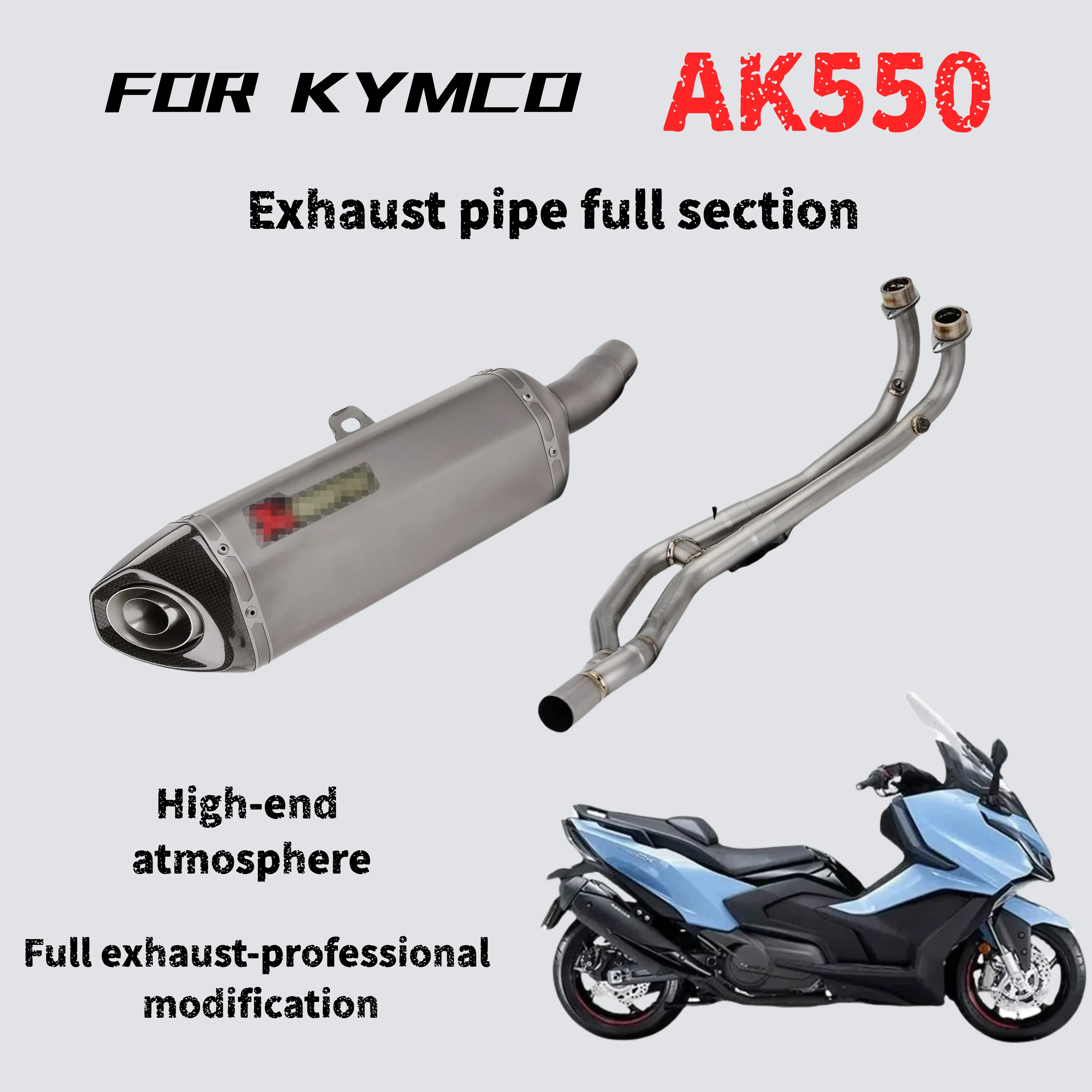 Для Kymco AK550 модифицирован с многоступенчатой выхлопной трубой, звуком глубоким, толстым и мощным.
Для Kymco AK550 модифицирован с многоступенчатой выхлопной трубой, звуком глубоким, толстым и мощным.