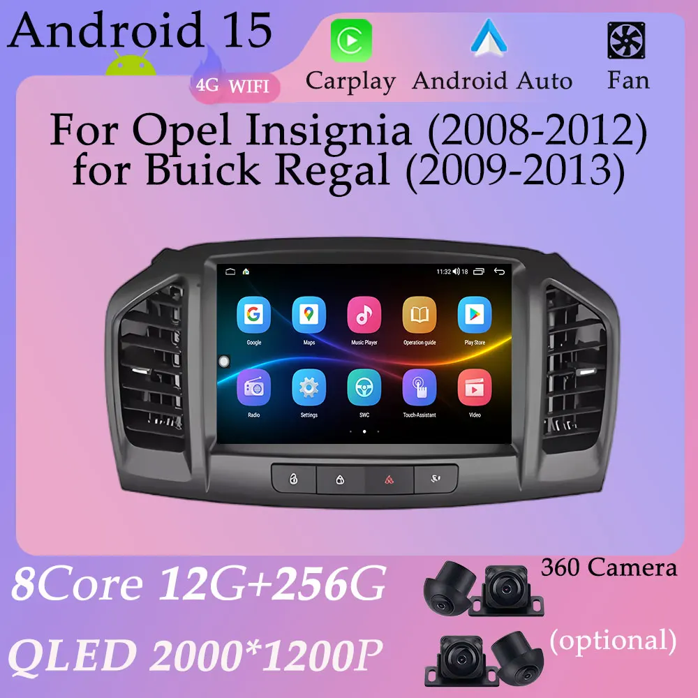 CarPlay Android Car Radio Multimedia Player for Opel Insignia 2008 - 2012 for Buick Regal 2009 - 2013 GPS Navigation DSP Stereo
CarPlay Android Car Radio Multimedia Player for Opel Insignia 2008 - 2012 for Buick Regal 2009 - 2013 GPS Navigation DSP Stereo