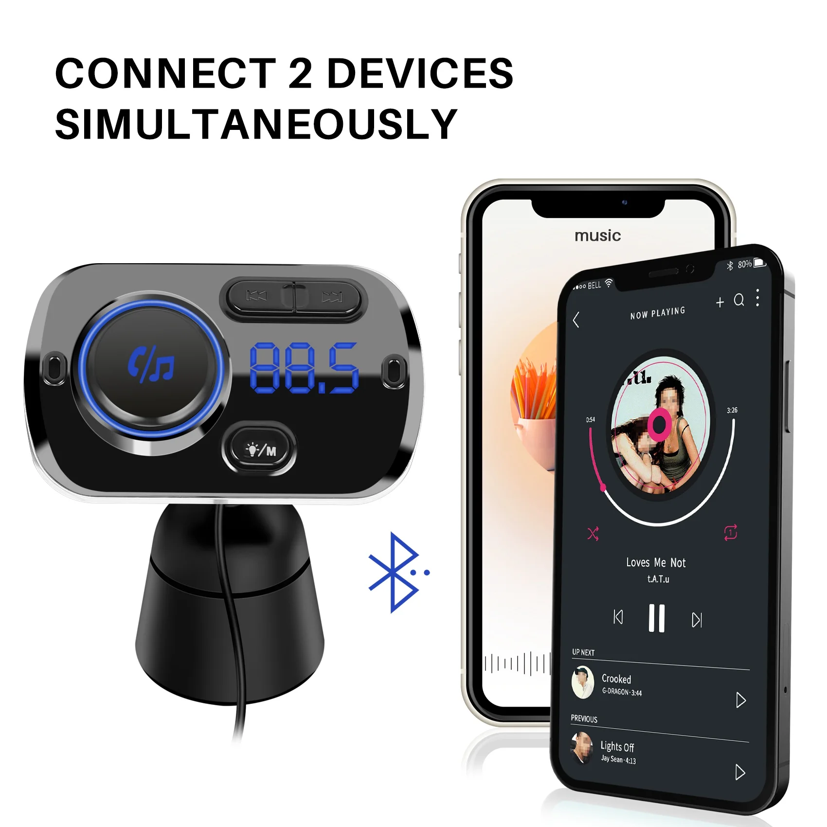 【THANKSGIVING DAY】Wireless Bluetooth FM Transmitter Car Handsfree MP3 Player Dual USB QC3.0 Fast With Colorful Atmospher
【THANKSGIVING DAY】Wireless Bluetooth FM Transmitter Car Handsfree MP3 Player Dual USB QC3.0 Fast With Colorful Atmospher