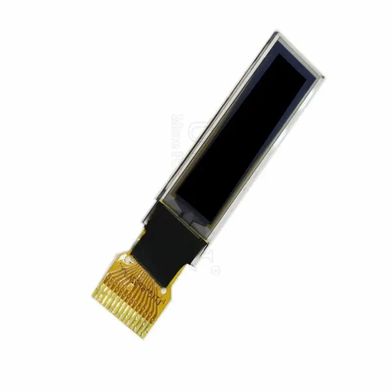 0.87 Inch OLED Display Module Wristband Display 128*32 Electronic Communication Display 14PIN SSD1316 Driver I2C IIC Interface
0.87 Inch OLED Display Module Wristband Display 128*32 Electronic Communication Display 14PIN SSD1316 Driver I2C IIC Interface