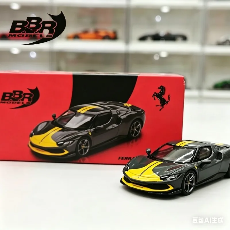BBR 1:64 alloy 296 GTB yellow border grey super sports car model car figure adult collection display item boy's gift
BBR 1:64 alloy 296 GTB yellow border grey super sports car model car figure adult collection display item boy's gift