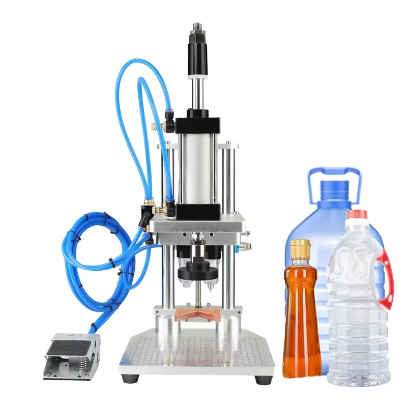 Semi-Automatic Alcohol Container Perfume Capping Tool Press