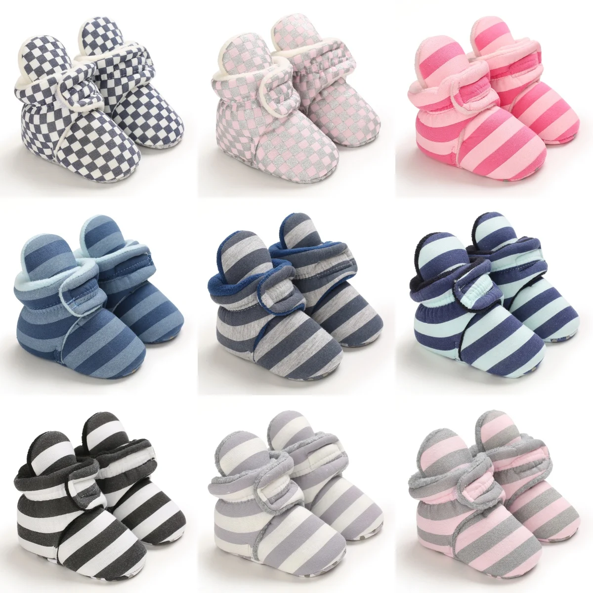 Baby Autumn And Winter Boots For Baby Girls And Boys Winter Warm Stripes Color Blocking Fashion Children's First Step 0-18m
Baby Autumn And Winter Boots For Baby Girls And Boys Winter Warm Stripes Color Blocking Fashion Children's First Step 0-18m