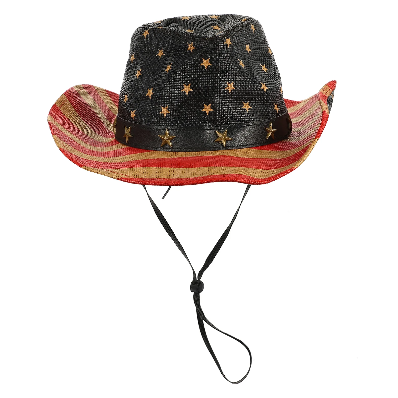 American Flag Straw Cowboy Hat Women Sun Blocking Travel Caps Unique Shape Fashionable Design Premium Straw Technology
American Flag Straw Cowboy Hat Women Sun Blocking Travel Caps Unique Shape Fashionable Design Premium Straw Technology
