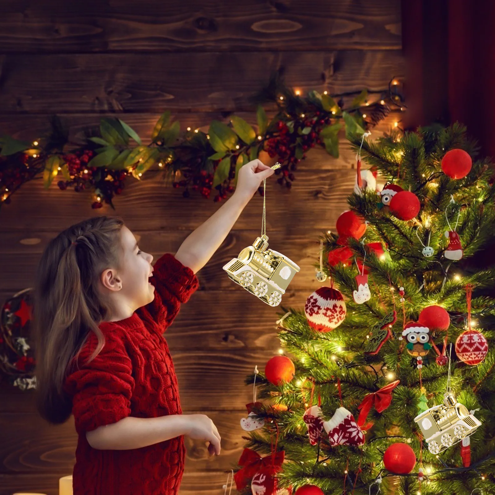 4Pcs Xmas Tree Pendants Lovely Small Cartoon Train Hanging Decor for Christmas Wedding Home Shop Decoration Supply
4Pcs Xmas Tree Pendants Lovely Small Cartoon Train Hanging Decor for Christmas Wedding Home Shop Decoration Supply