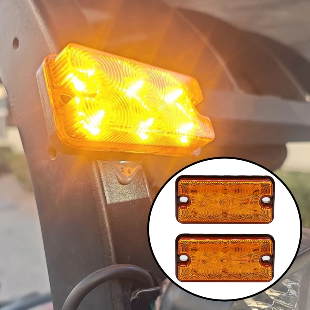2Pcs 12V-80V Universal LED Turn Signal Lights For Forklift Tractor Directional Indicator With High Visibility
2Pcs 12V-80V Universal LED Turn Signal Lights For Forklift Tractor Directional Indicator With High Visibility