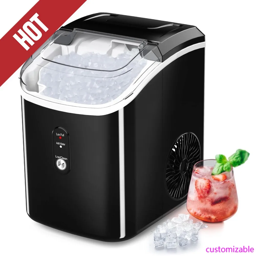 HOT-Nugget Ice Maker Countertop, Portable Crushed Sonic Ice Machine, Self Cleaning Ice Makers With One-Click Operation, Soft Che
HOT-Nugget Ice Maker Countertop, Portable Crushed Sonic Ice Machine, Self Cleaning Ice Makers With One-Click Operation, Soft Che