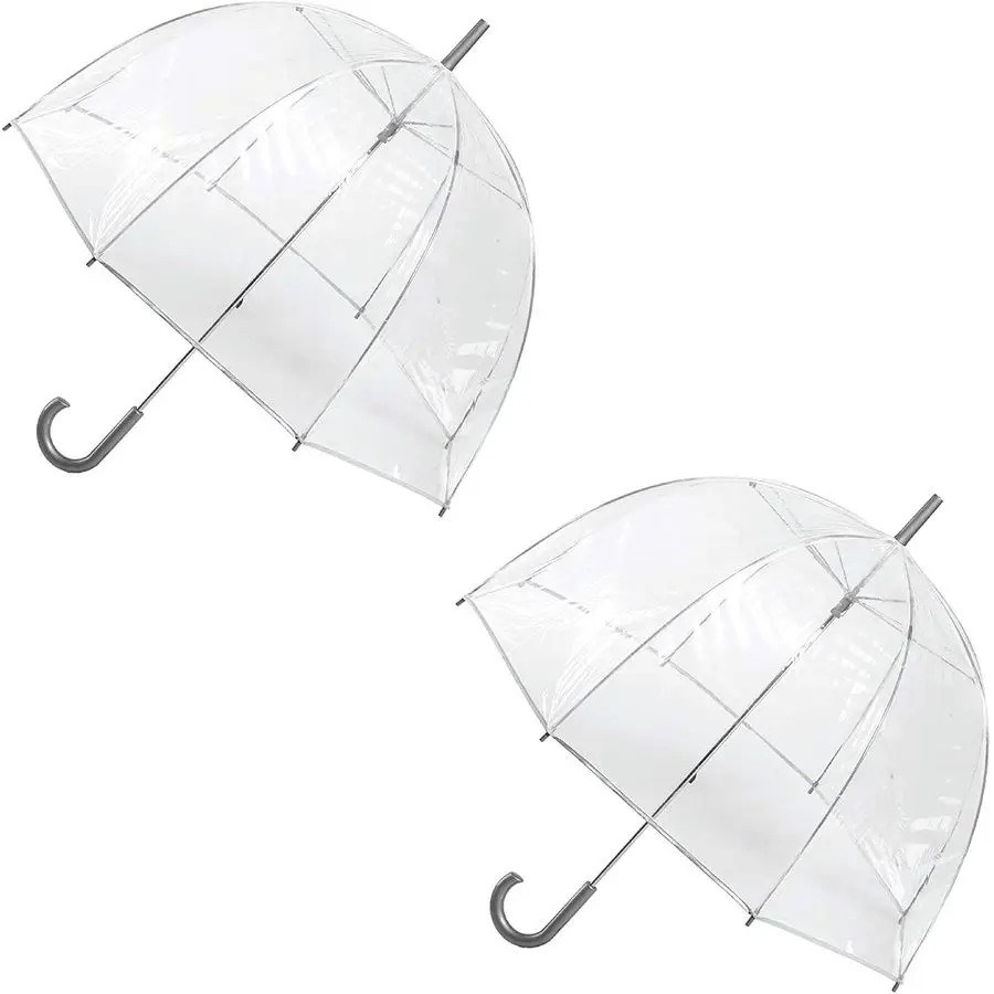 Clear Bubble Umbrella with Dome Canopy and Lightweight Wind and Rain Protection
Clear Bubble Umbrella with Dome Canopy and Lightweight Wind and Rain Protection