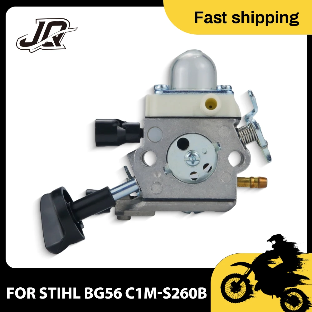 For Stihl BG56 For Zama C1M-S260B C1M-S260 BG86 SH56 SH86 4241-120-0615 4241-120-0632 4241-120-0622 Blower Blowing Carburetor
For Stihl BG56 For Zama C1M-S260B C1M-S260 BG86 SH56 SH86 4241-120-0615 4241-120-0632 4241-120-0622 Blower Blowing Carburetor