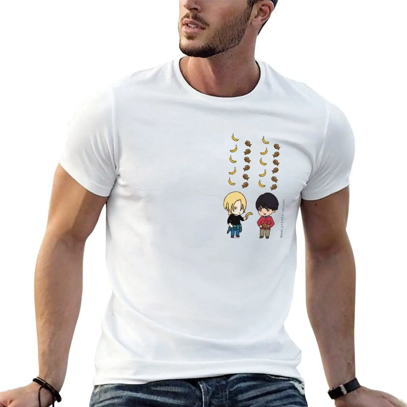 Banana Fish - Ash and Eiji T-Shirt man tshirt cotton t shirt pack T-Shirt 
Banana Fish - Ash and Eiji T-Shirt man tshirt cotton t shirt pack T-Shirt