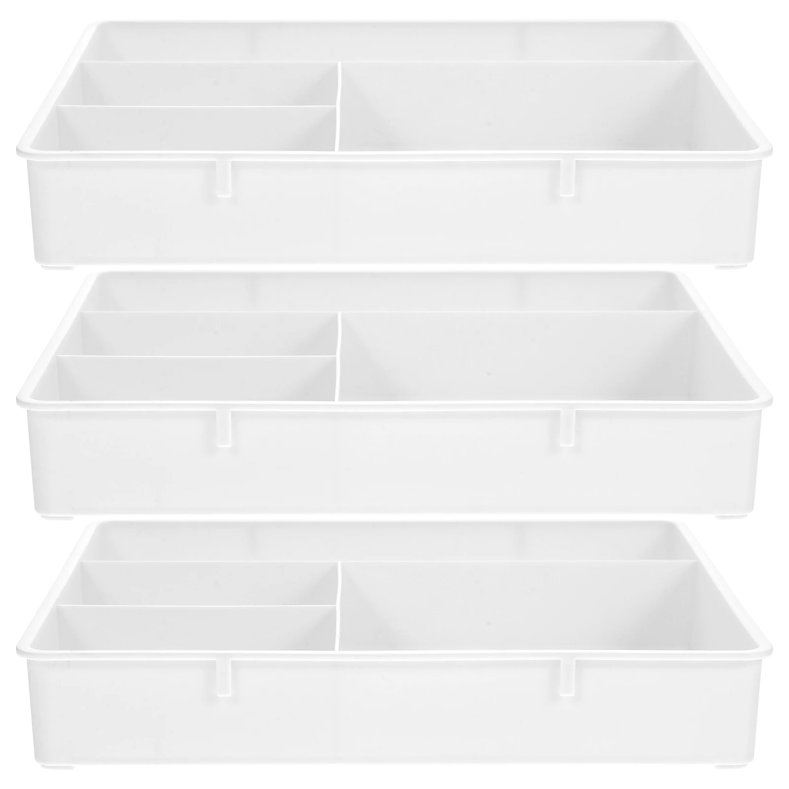 3pcs Multi-Grid Desk Stationery Organizer Tray Storage Box For Pen Holder Makeup Supplies Drawer Compartment Plastic Reusable
3pcs Multi-Grid Desk Stationery Organizer Tray Storage Box For Pen Holder Makeup Supplies Drawer Compartment Plastic Reusable