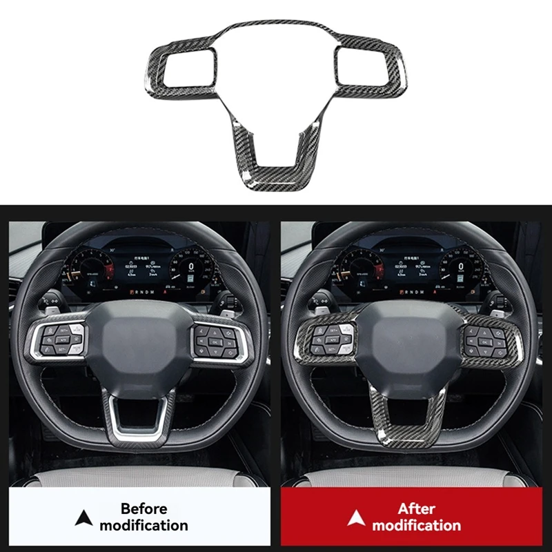 Real Carbon Fiber Interior Car Steering Wheel Button Frame Panel Cover Trim Accessories For Ford Mustang 2024+-N26R
Real Carbon Fiber Interior Car Steering Wheel Button Frame Panel Cover Trim Accessories For Ford Mustang 2024+-N26R
