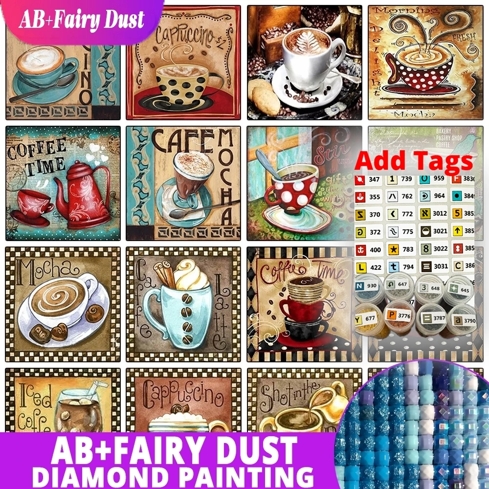 Фея Пыль AB поставляется с наклейками DMC 5D алмазная живопись кофейная чашка креативная картина кухня DIY украшение вышивка крестиком St
Фея Пыль AB поставляется с наклейками DMC 5D алмазная живопись кофейная чашка креативная картина кухня DIY украшение вышивка крестиком St