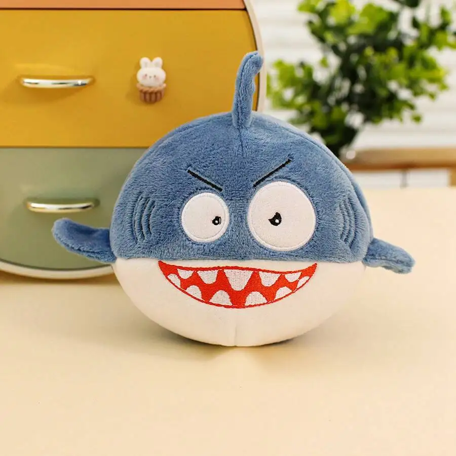 Plush Shark Squeaky Dog Toy Bouncy Ball Bite Resistant Interactive Chew Toy
Plush Shark Squeaky Dog Toy Bouncy Ball Bite Resistant Interactive Chew Toy