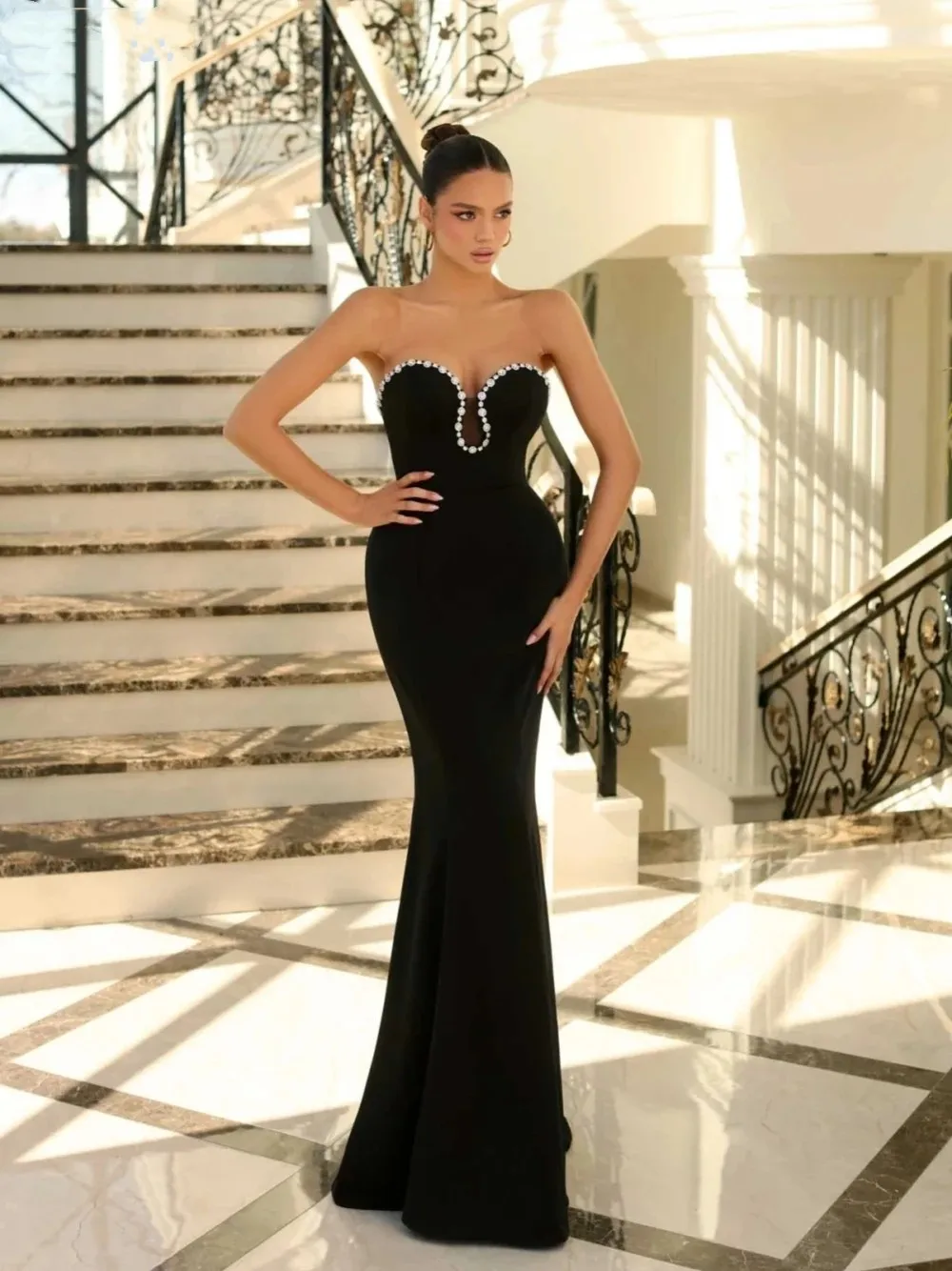 Flora Dress Sweetheart Evening Dress Modest Mermaid Dress Off Shoulder Floor-length Backless Bridal Gown Vestido De Novia
Flora Dress Sweetheart Evening Dress Modest Mermaid Dress Off Shoulder Floor-length Backless Bridal Gown Vestido De Novia