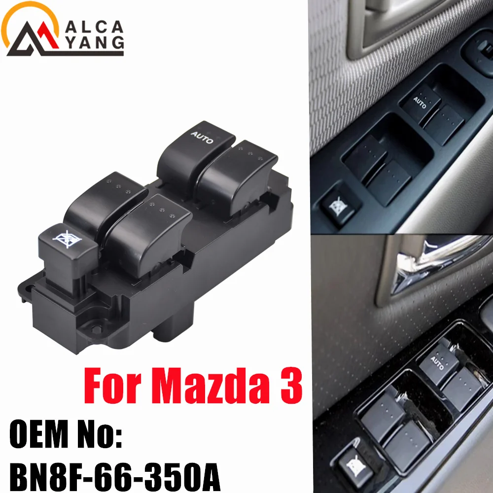 Переключатель Стеклоподъемника для Mazda 3 2004-2009, левый боковой переключатель стеклоподъемника водителя BN8F66350A, автомобильные аксессуары
Переключатель Стеклоподъемника для Mazda 3 2004-2009, левый боковой переключатель стеклоподъемника водителя BN8F66350A, автомобильные аксессуары