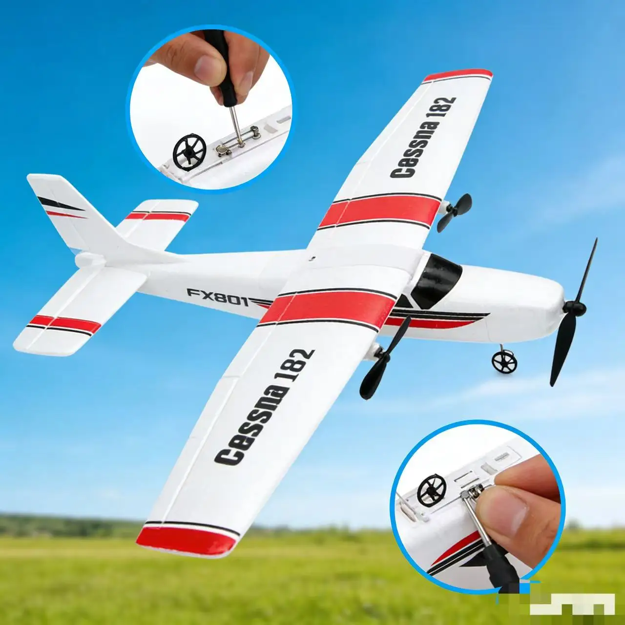 FX801 2.4G 2CH RTF RC Plane EPP Foam Fixed Wingspan Aircraft Remote Control Airplane Kids Toy Gift
FX801 2.4G 2CH RTF RC Plane EPP Foam Fixed Wingspan Aircraft Remote Control Airplane Kids Toy Gift