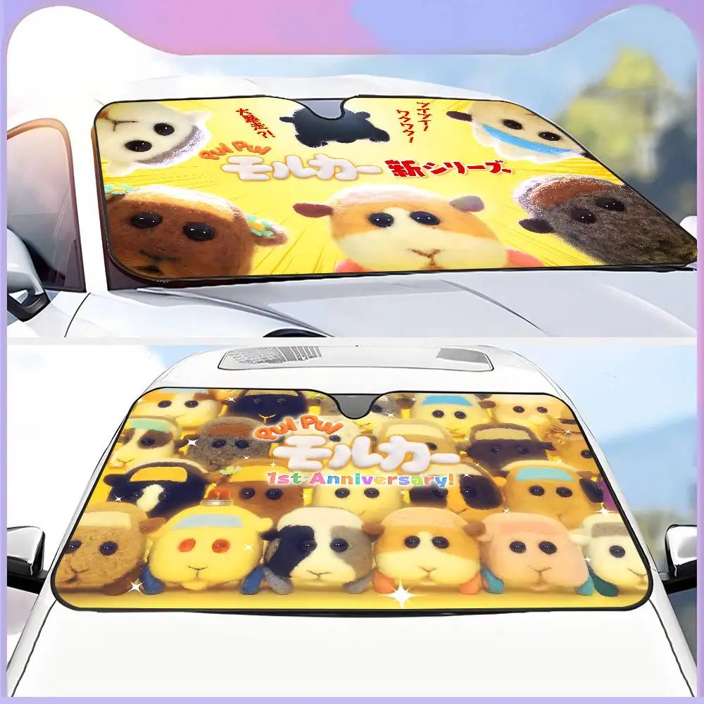 PUI PUI MOLCAR Sunshades Reflector Anti UV Protector Custom Car Sunshade Auto Sunshade Universal Sun Shade Summer 2025
PUI PUI MOLCAR Sunshades Reflector Anti UV Protector Custom Car Sunshade Auto Sunshade Universal Sun Shade Summer 2025