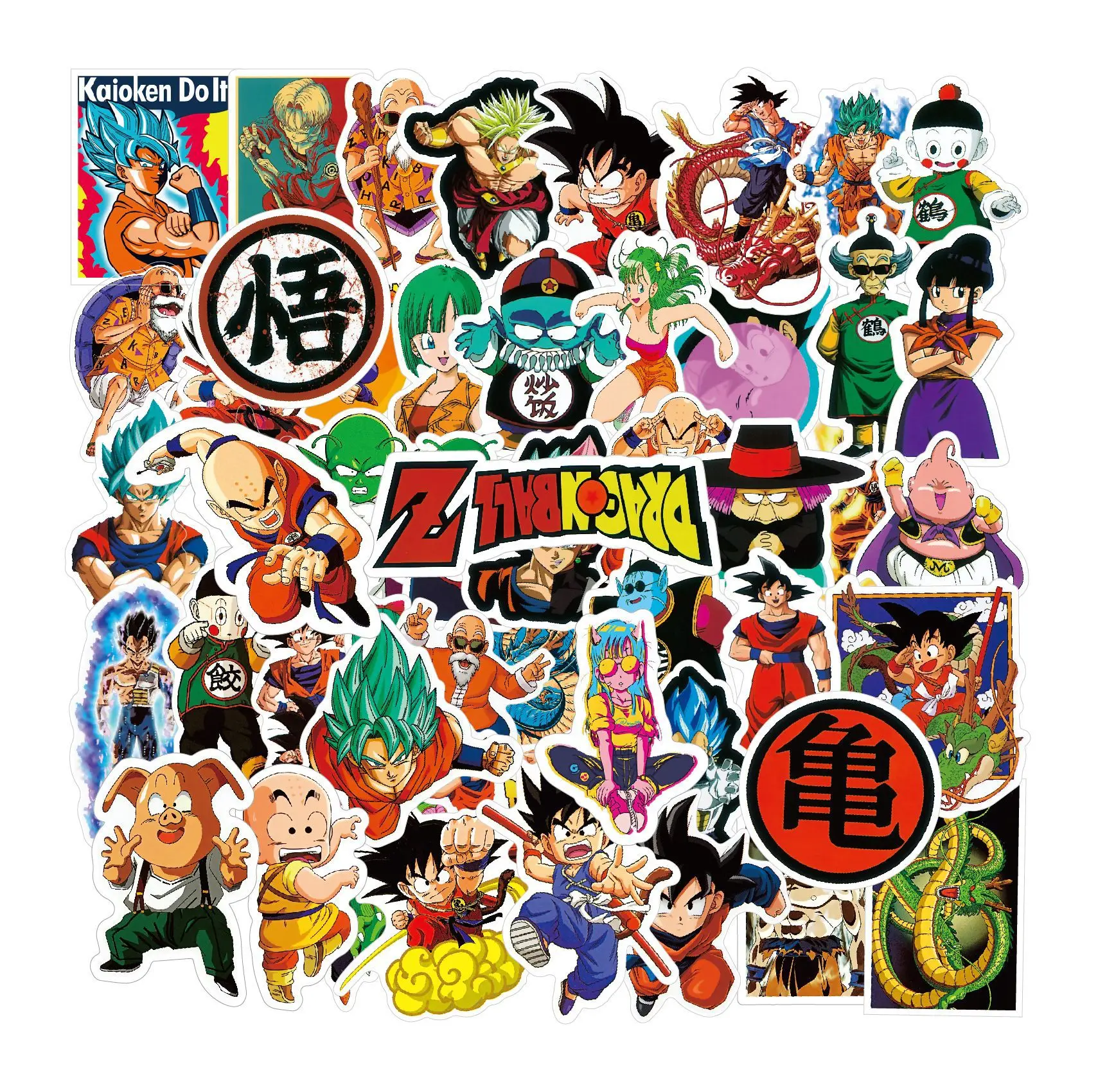 10/30/50PCS Hot Anime Dragon Ball Graffiti Sticker Cool Cartoon Decal Luggage Phone Guitar Skateboard Waterproof Sticker Kid Toy
10/30/50PCS Hot Anime Dragon Ball Graffiti Sticker Cool Cartoon Decal Luggage Phone Guitar Skateboard Waterproof Sticker Kid Toy
