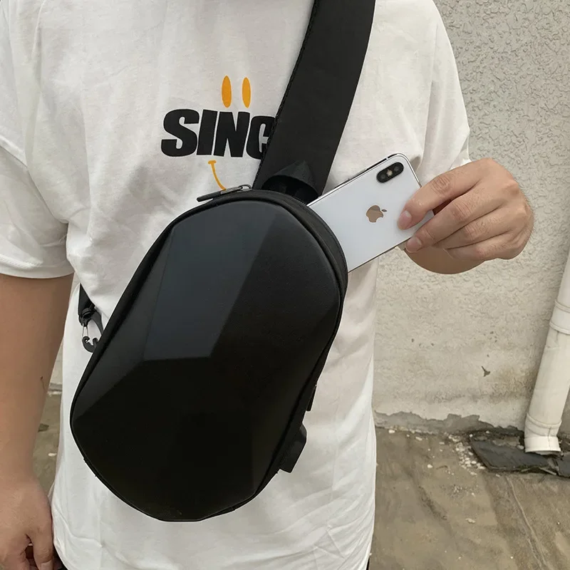 2021 New Chest Bag Men Fashion Three-dimensional Hard Shell Waterproof Riding Couple USB charging Messenger Sling Shoulder Bags
2021 New Chest Bag Men Fashion Three-dimensional Hard Shell Waterproof Riding Couple USB charging Messenger Sling Shoulder Bags