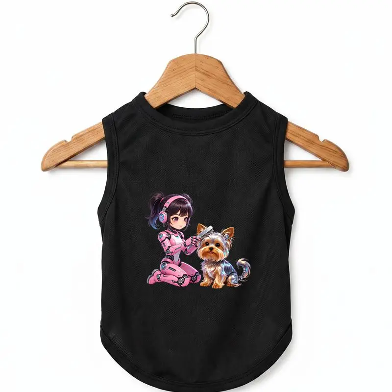 Cute Anime Dog Vest Summer Pet Shirt | Breathable Mesh Tank Top for Small Dogs
Cute Anime Dog Vest Summer Pet Shirt | Breathable Mesh Tank Top for Small Dogs
