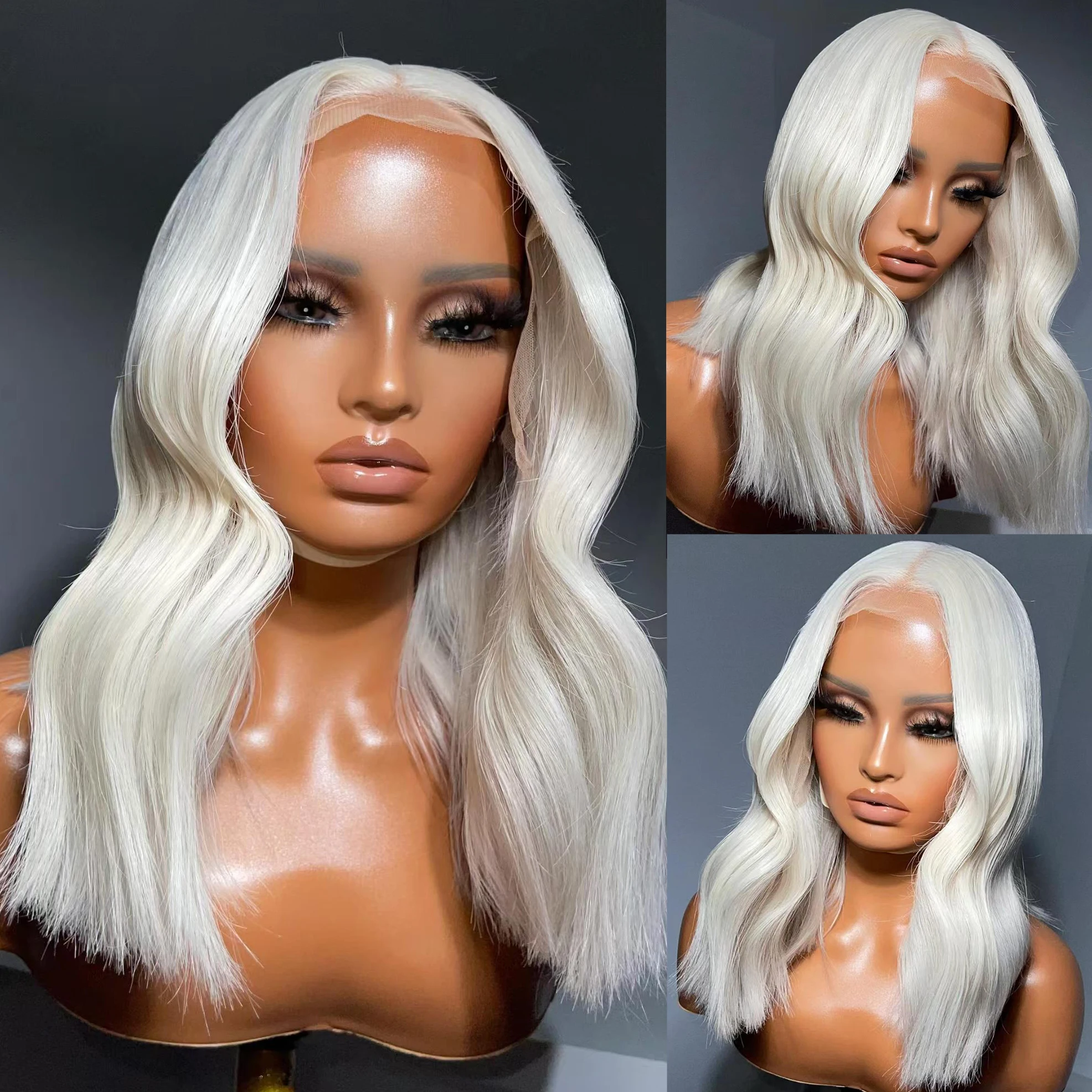 UStyleHair White Platinum Bob Lace Hair Lace Front Short Wave Wig 13x4 Blonde Synthetic Front Wig Heat Resistant Hair
UStyleHair White Platinum Bob Lace Hair Lace Front Short Wave Wig 13x4 Blonde Synthetic Front Wig Heat Resistant Hair
